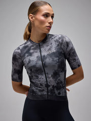 Jersey Ciclismo M/C Mujer Givelo G90 Light Botanic Black