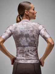 Jersey Ciclismo M/C Mujer Givelo G90 Light Botanic Moca