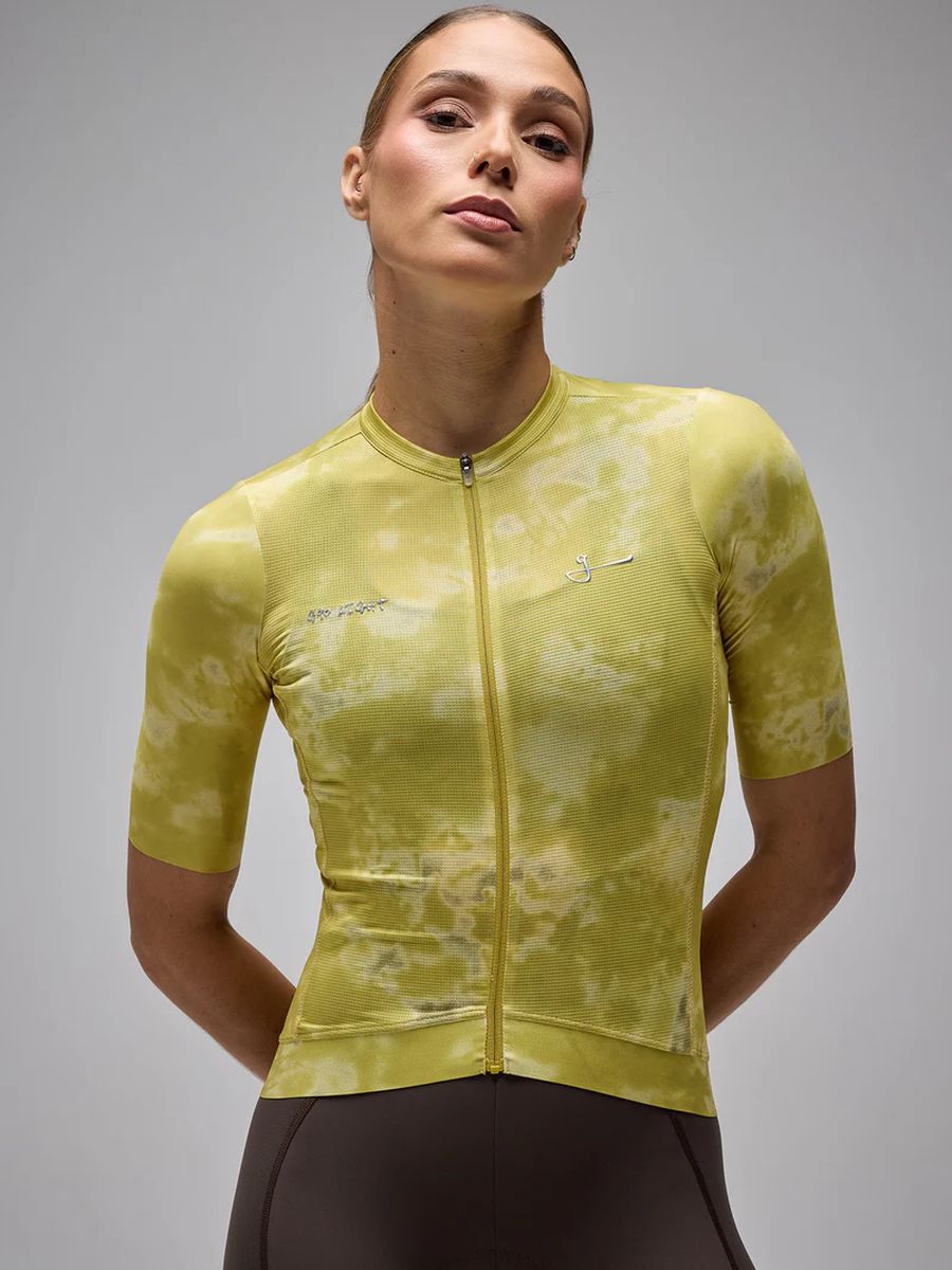 Jersey Ciclismo M/C Unisex Givelo G90 Light Botanic Yellow