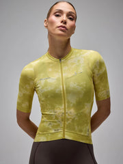 Jersey Ciclismo M/C Unisex Givelo G90 Light Botanic Yellow