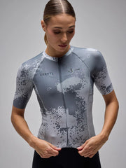 Jersey Ciclismo Mujer M/C Givelo ESSNTL Pixel Slate