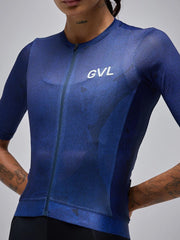 Jersey Ciclismo M/C Mujer Givelo Modern Classic GrapheneNavy