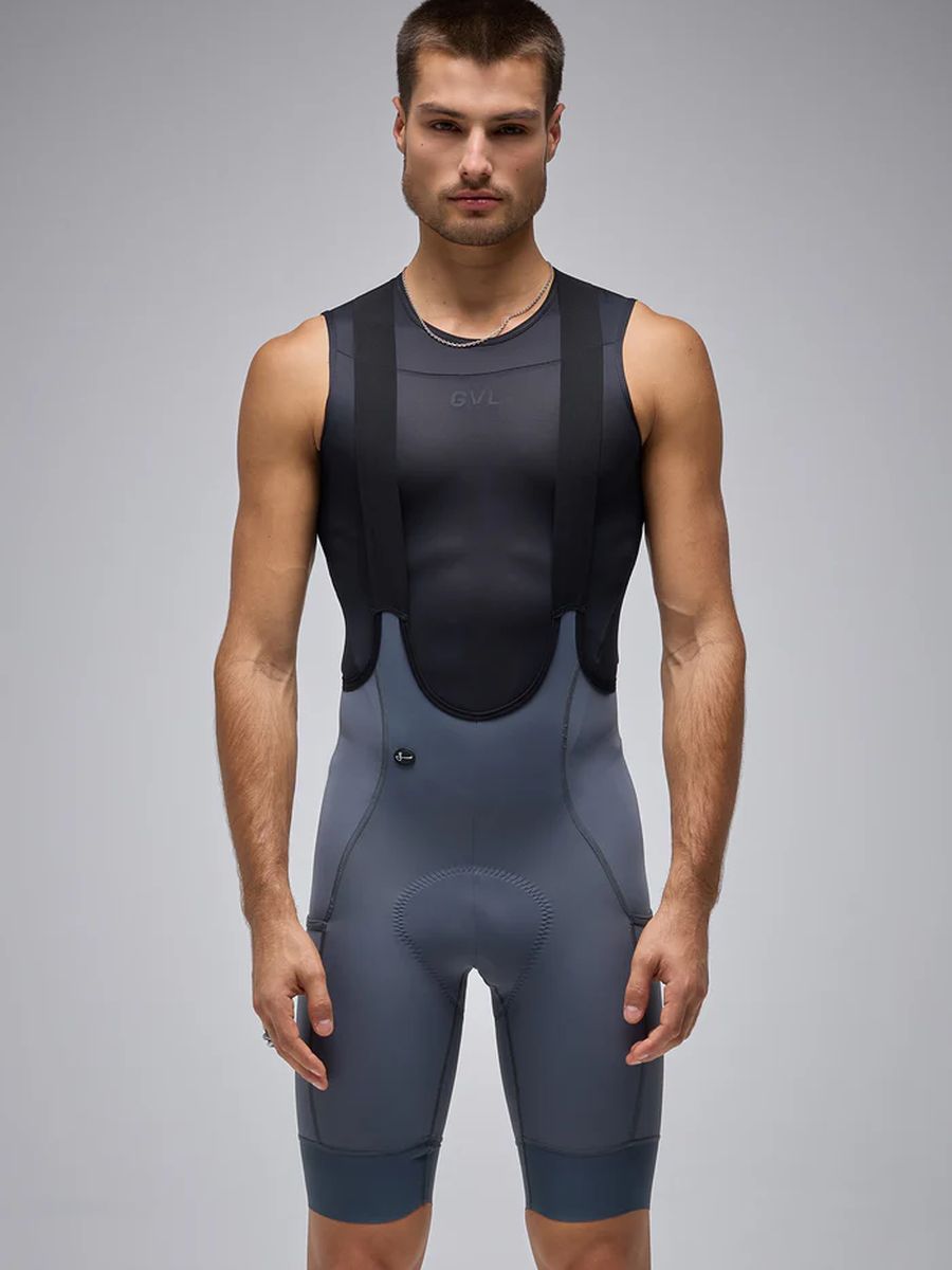 Pantaloneta Ciclismo C/T Hombre Givelo ESSNTL Cargo Grey