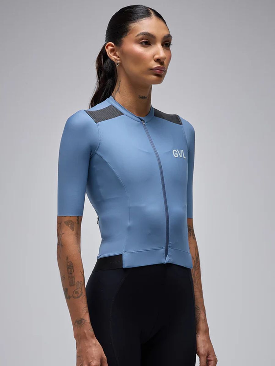 Jersey Ciclismo M/C Mujer Givelo Modern Classic Azul