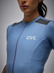 Jersey Ciclismo M/C Mujer Givelo Modern Classic Azul