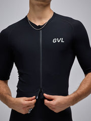 Jersey Ciclismo M/C Hombre Givelo Modern Classic Waffle Negra