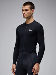 Jersey Ciclismo M/L Hombre Givelo Modern Classic Waffle Negr