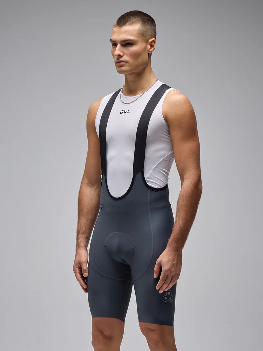 Pantaloneta Ciclismo C/T Hombre Givelo G90 Ultra BIB Gris