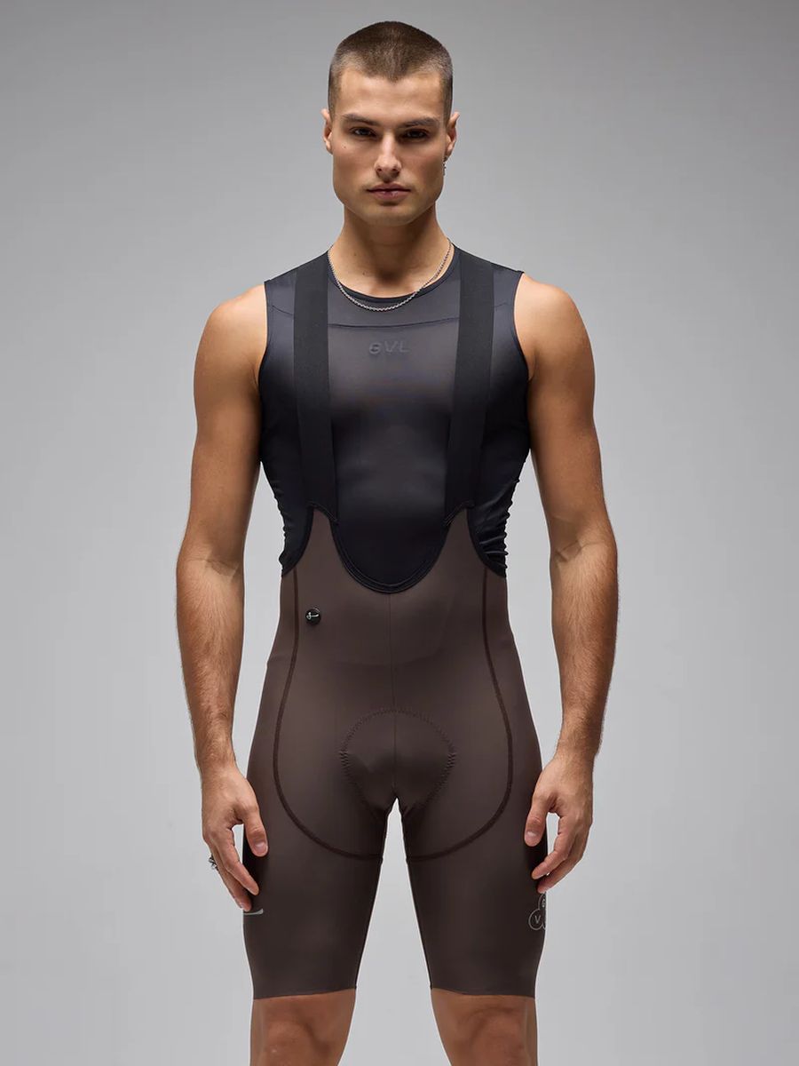 Pantaloneta Ciclismo C/T Hombre Givelo G90 Ultra BIB Brown