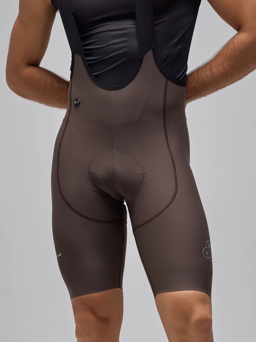 Pantaloneta Ciclismo C/T Hombre Givelo G90 Ultra BIB Brown