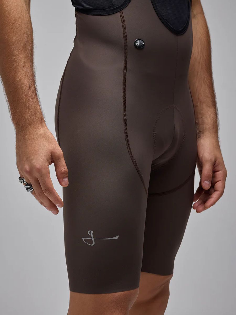 Pantaloneta Ciclismo C/T Hombre Givelo G90 Ultra BIB Brown