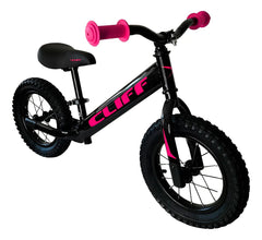 Bicicleta de Balance Cliff 2022 Niño Negro/Rosado