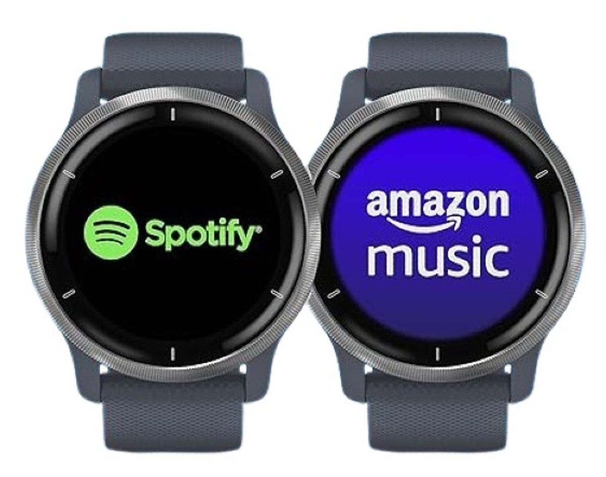 Reloj Garmin Venu 2 Plateado Grafito Azul