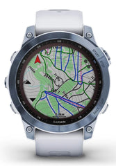 Reloj Fenix 7 Sapphire Solar Edition Blanco Titanio Azul