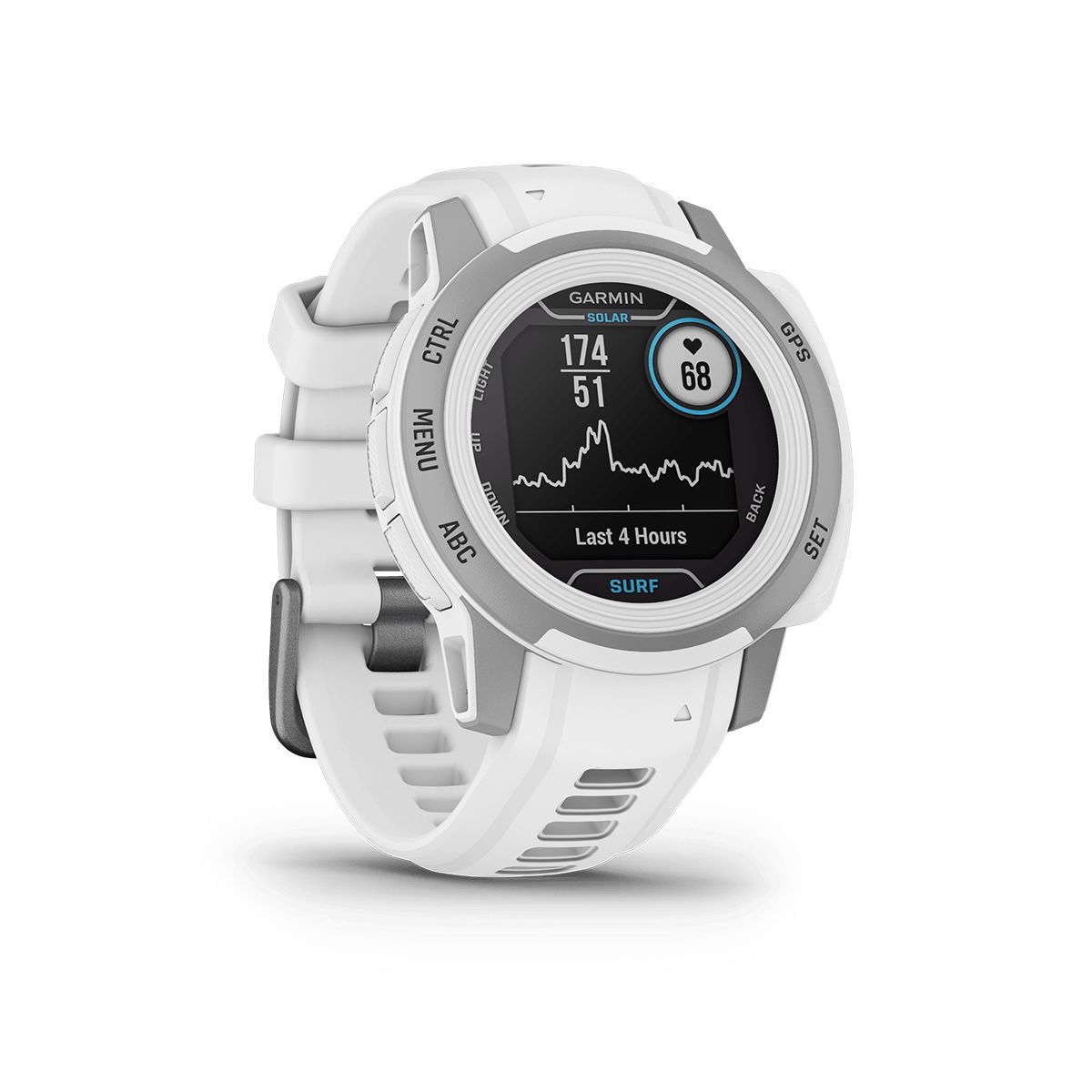 Reloj Garmin Instinct 2S Solar Surf Ericeira Blanco