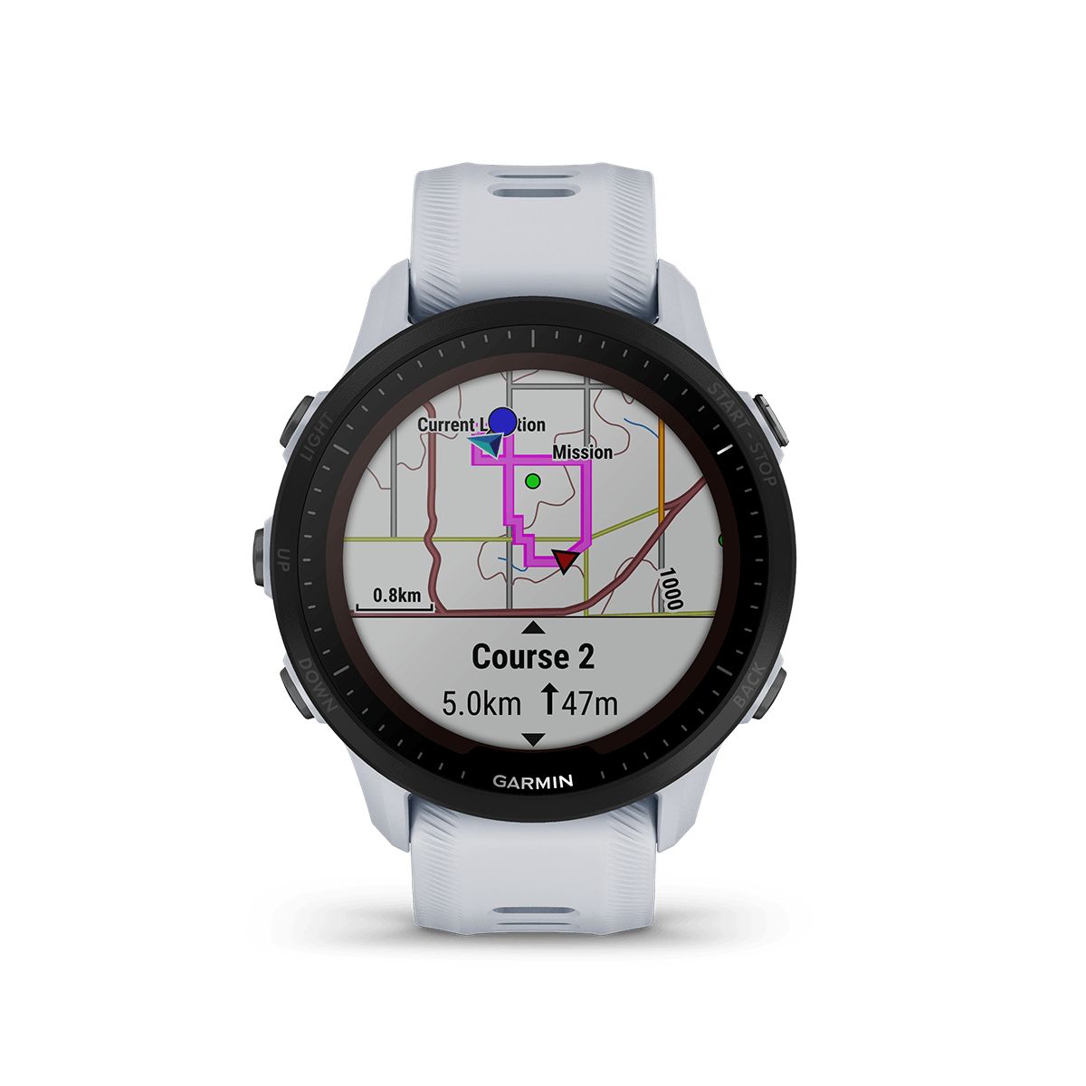 Reloj Forerunner 955 Garmin Solar Blanco