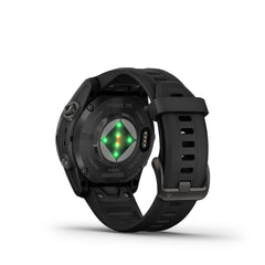 Reloj Fenix 7S Pro Zafiro Solar Gris Carbón con Banda Negra