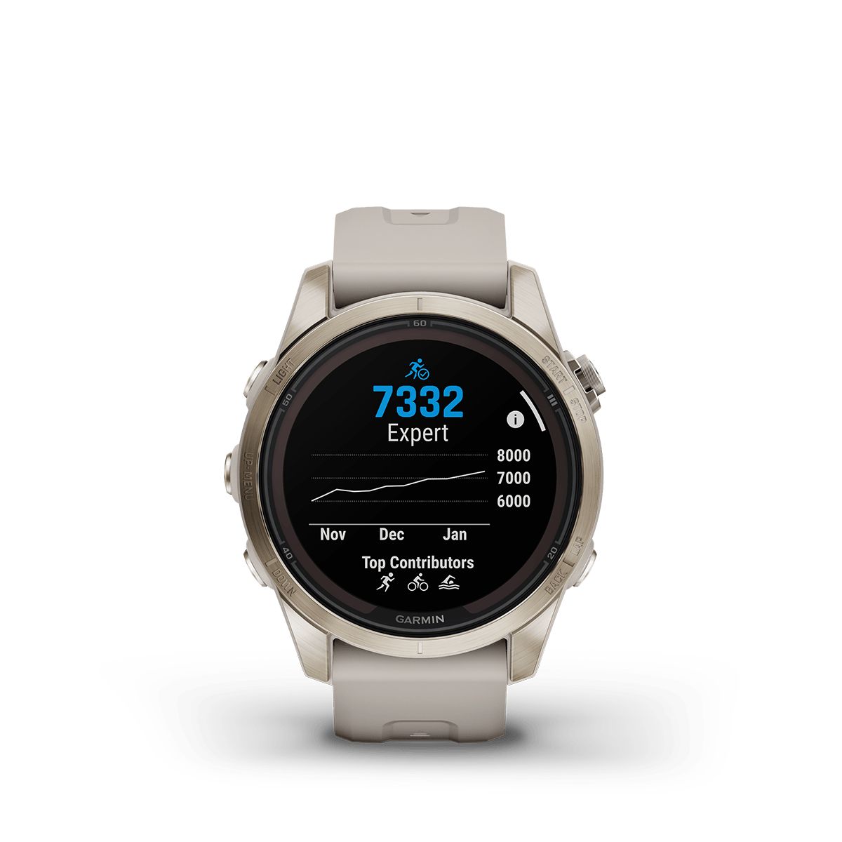 Reloj Fenix 7S Pro Zafiro Solar Oro Suave Arena Clara