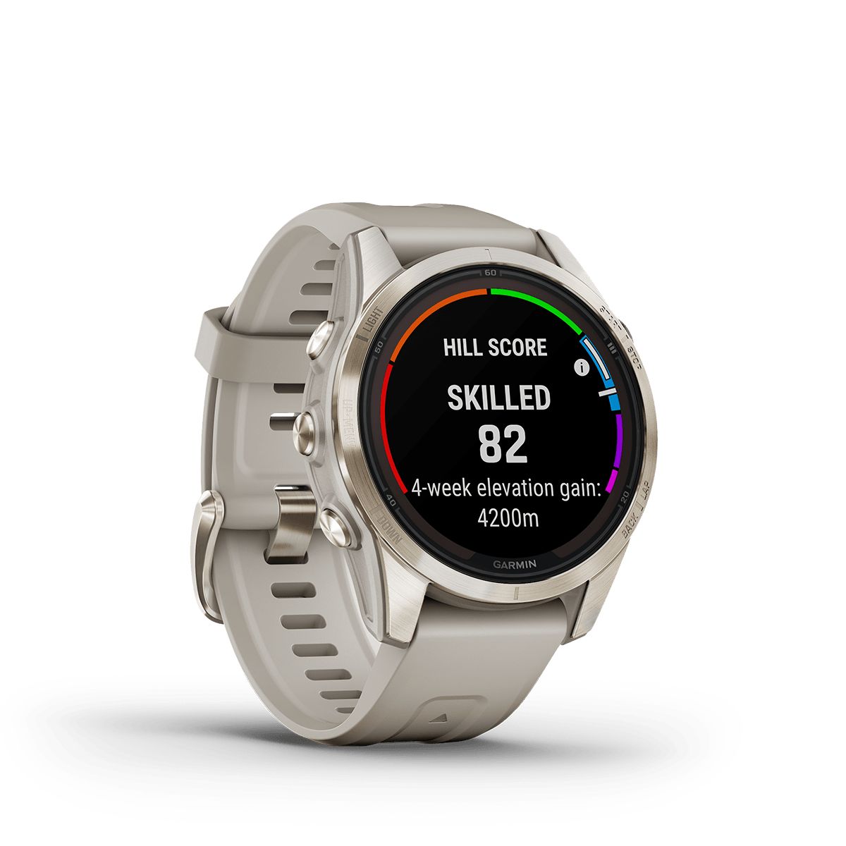 Reloj Fenix 7S Pro Zafiro Solar Oro Suave Arena Clara