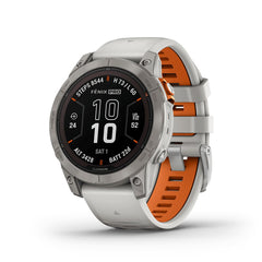 Reloj Fenix 7 Pro-Zafiro Solar Titanio Banda GrisNiebla/Naja