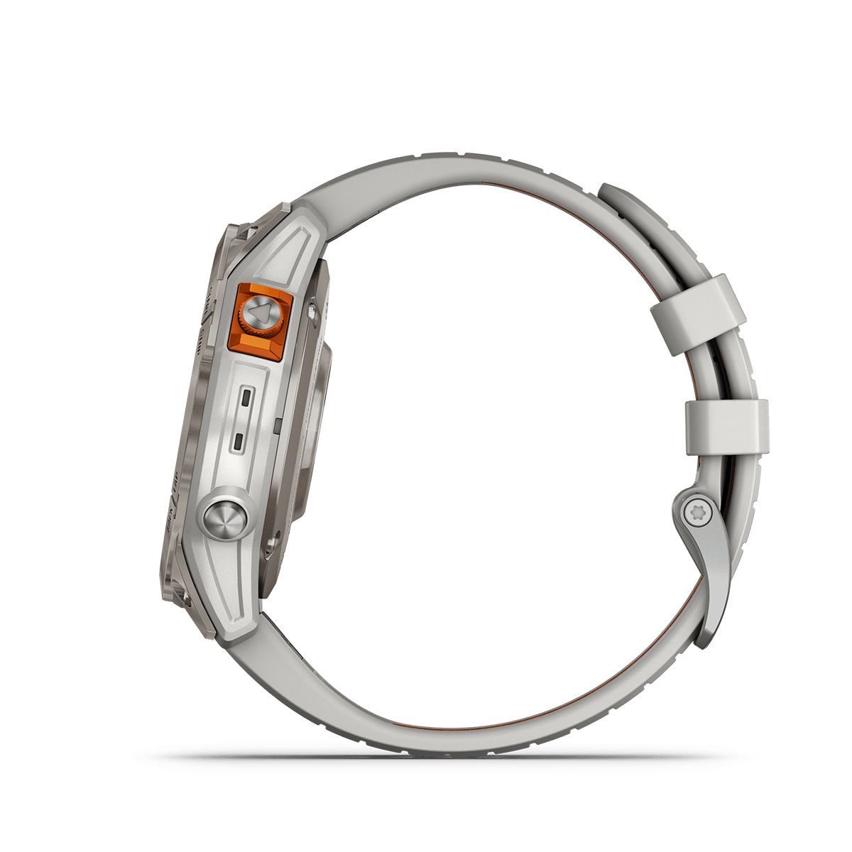 Reloj Fenix 7 Pro-Zafiro Solar Titanio Banda GrisNiebla/Naja