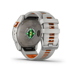 Reloj Fenix 7X Pro Zafiro Solar Ti Banda Gris Niebla/Naranja