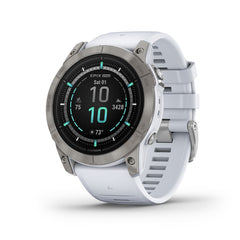 Reloj Epix Pro Gen2 Edición Zafiro 51mm TitanioCorrea Blanca