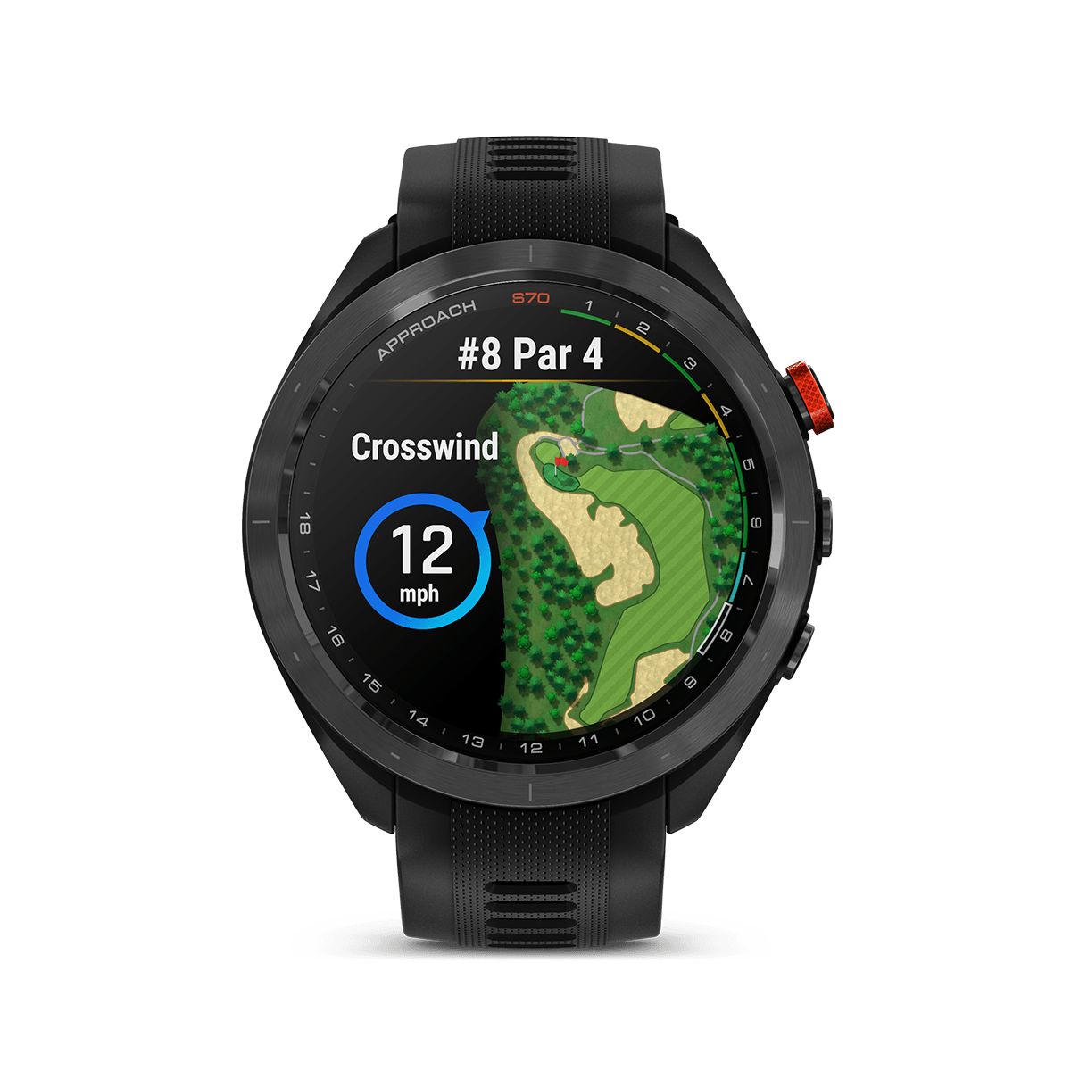 Reloj Garmin Approach S70 47mm Bisel Cerámica Negra