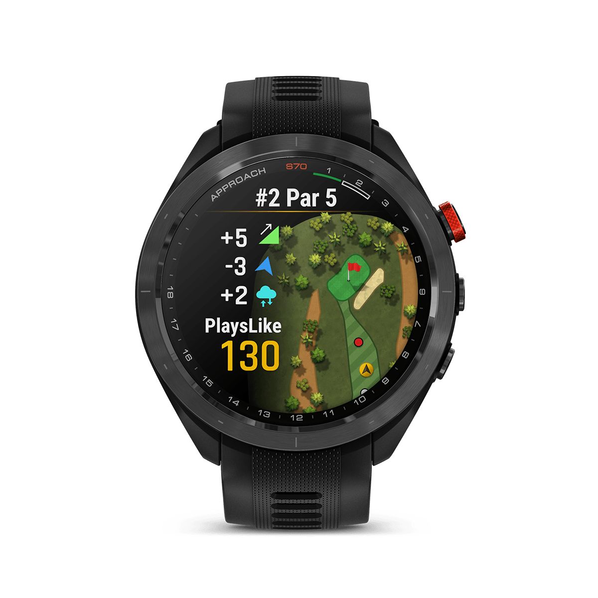 Reloj Garmin Approach S70 47mm Bisel Cerámica Negra