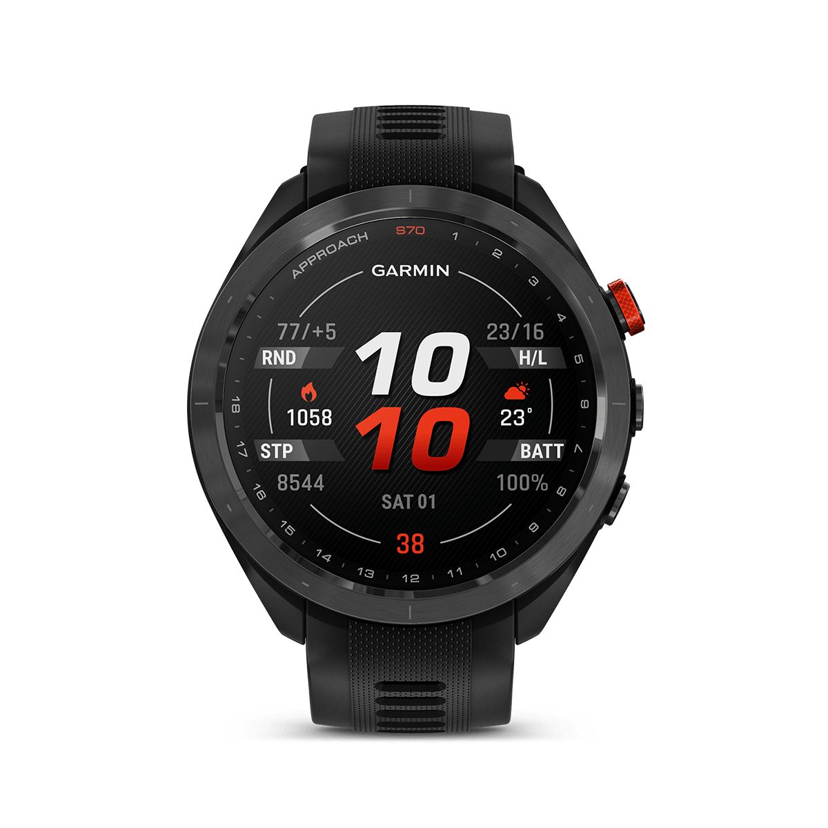 Reloj Garmin Approach S70 47mm Bisel Cerámica Negra