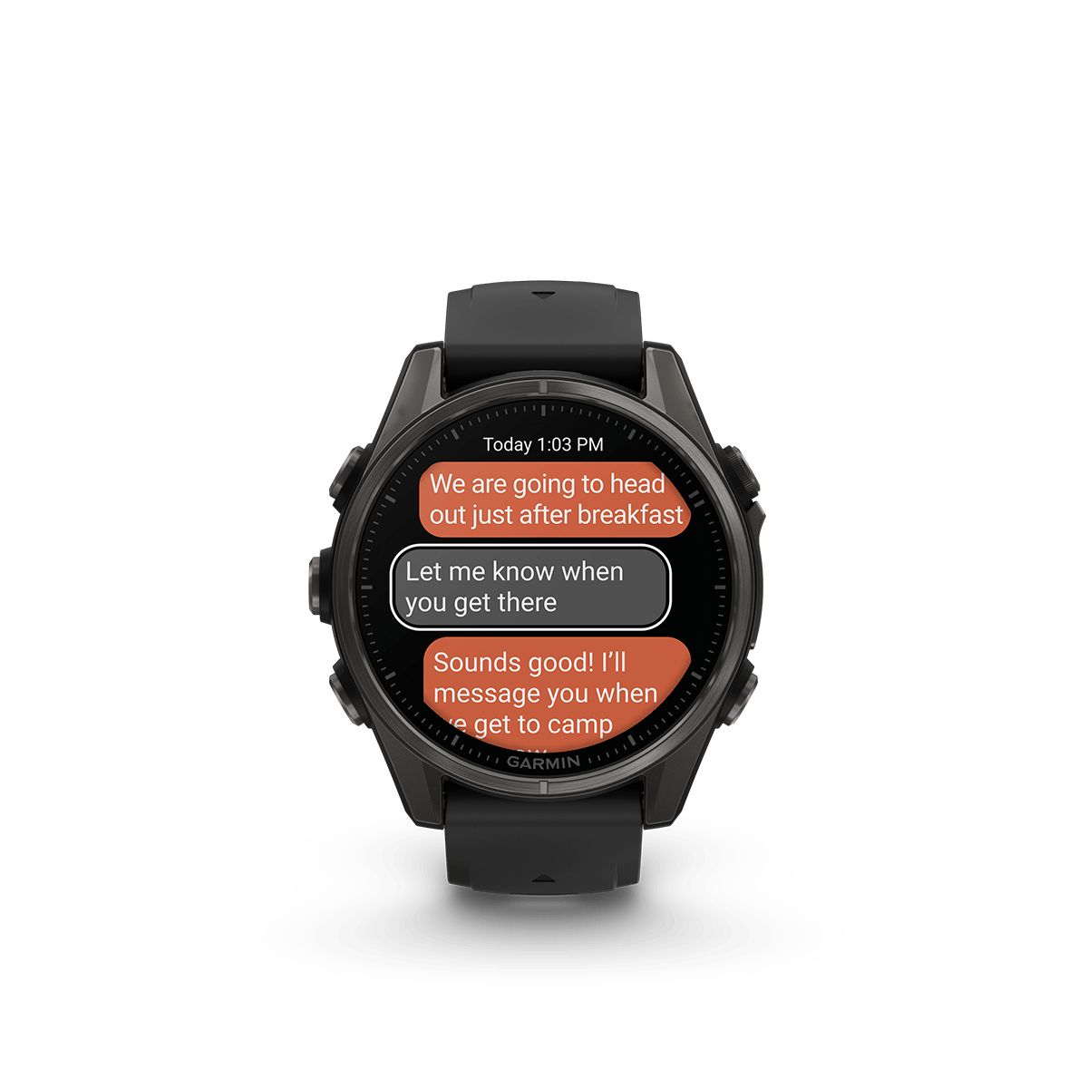 Reloj Garmin Fenix 8 43mm Amoled Zafiro Titanio DLC GrisGuij