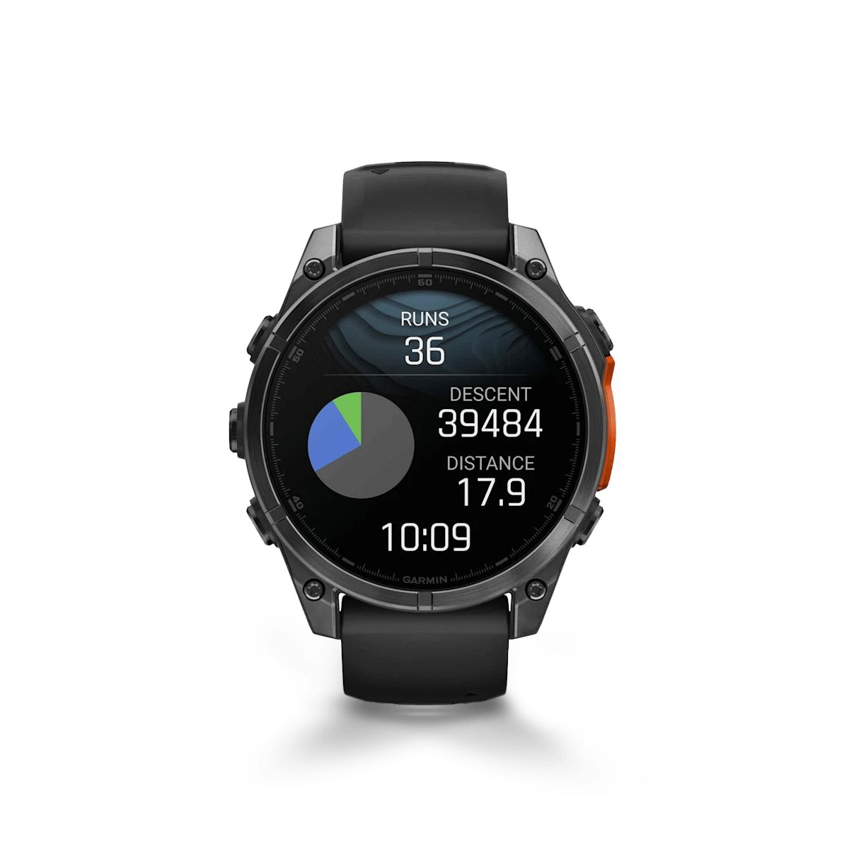 Reloj Garmin Fenix 8 47mm Amoled Gris Pizarra Negra
