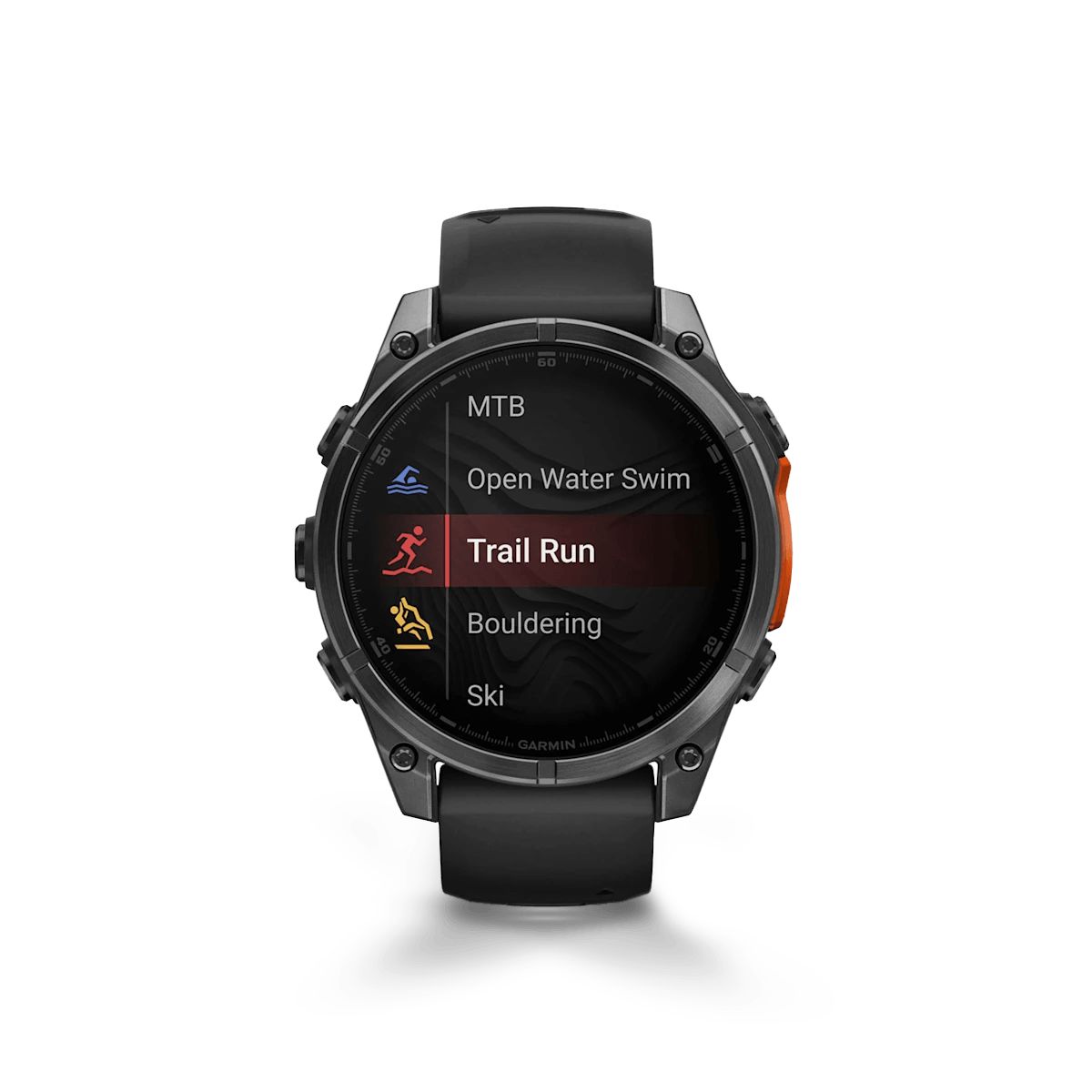 Reloj Garmin Fenix 8 47mm Amoled Gris Pizarra Negra