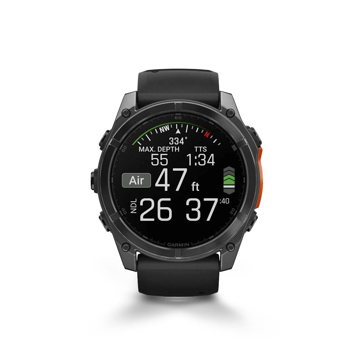 Reloj Garmin Fenix 8 51mm Amoled Gris Pizarra Negra