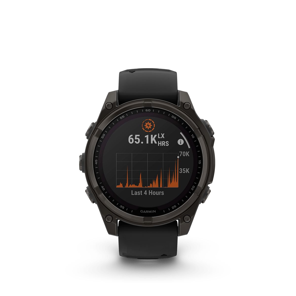 Reloj Garmin Fenix 51mm Solar Zafiro Titanio DLC Gris Ngra