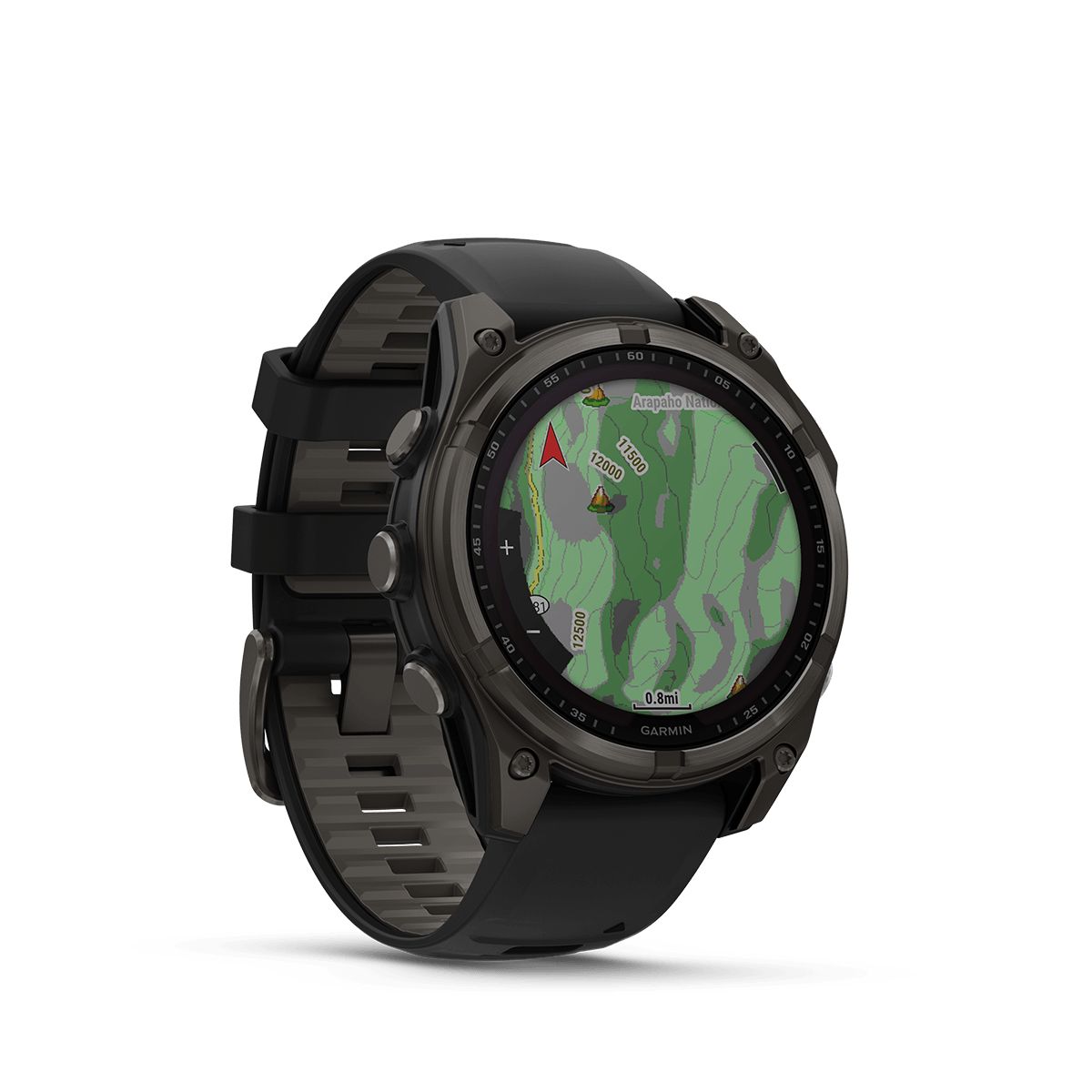 Reloj Garmin Fenix 8 51mm Solar Zafiro Titanio DLC Gris Ngra