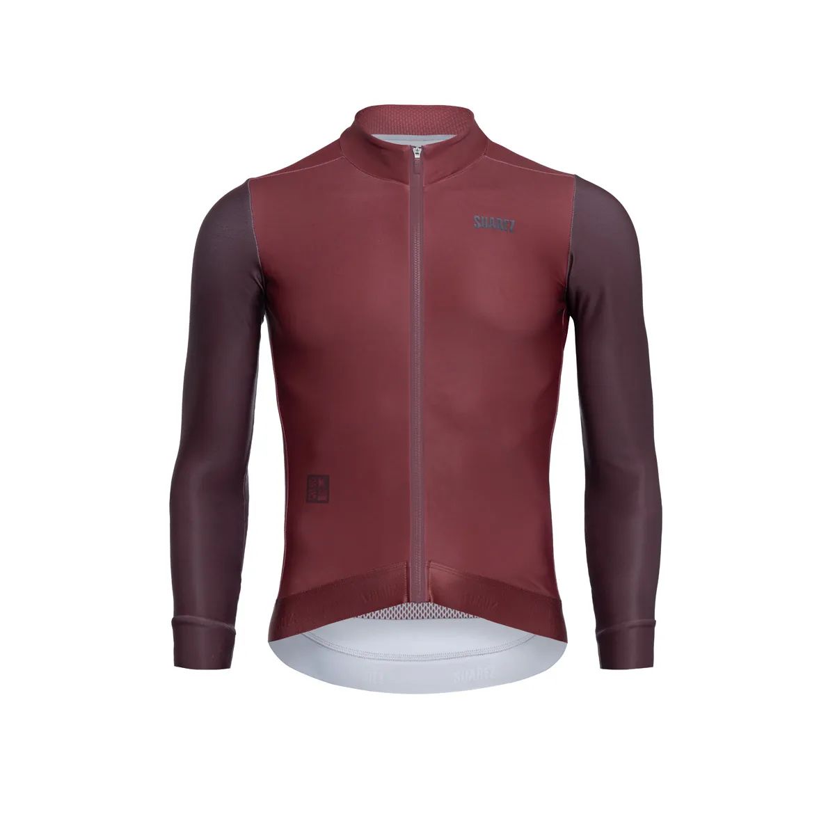 Jersey de Ciclismo Térmico M/L Hombre Ascender Marsala Red
