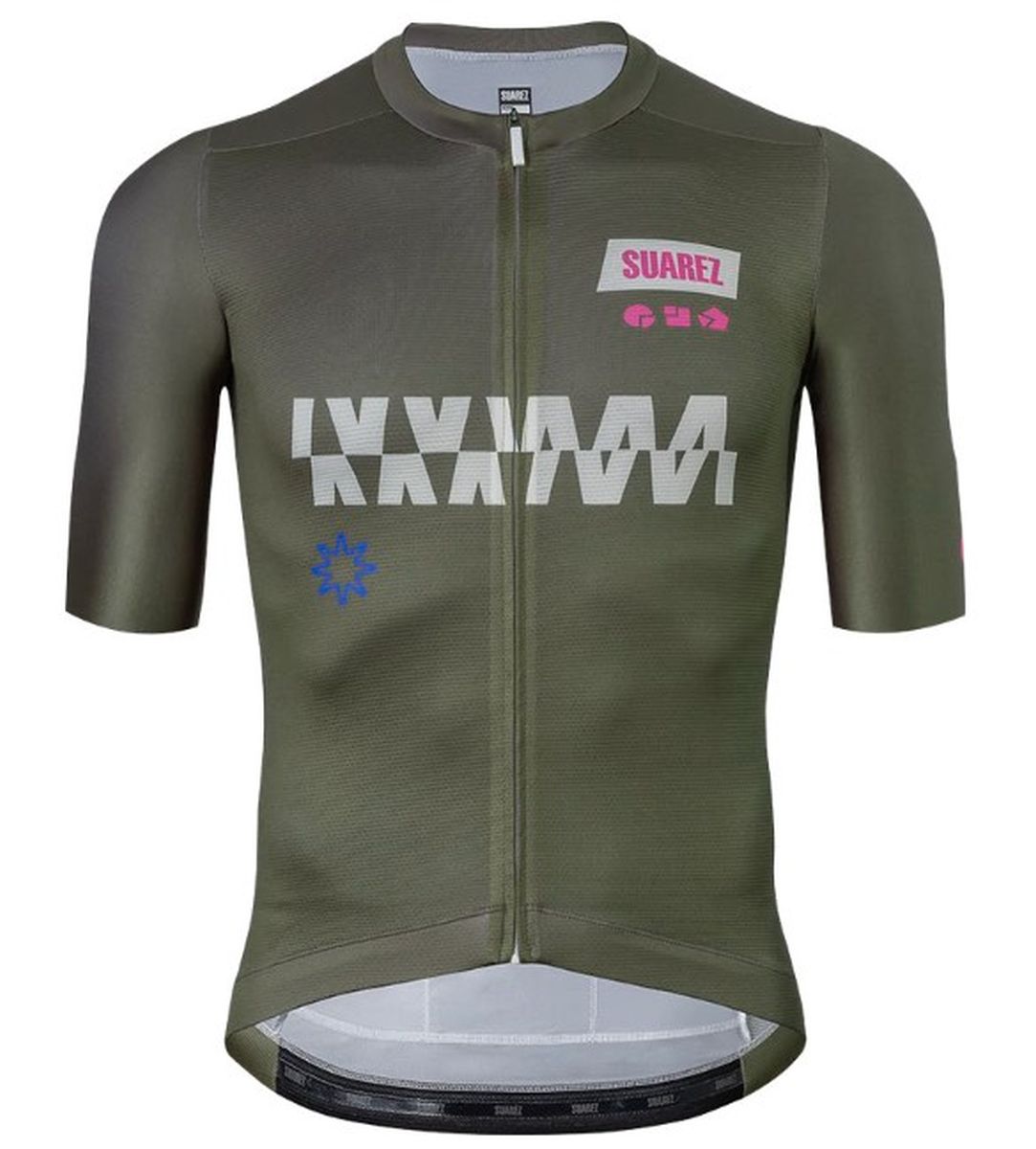 Jersey Ciclismo M/C Suarez Hombre Lock Tea Leaf 2.4