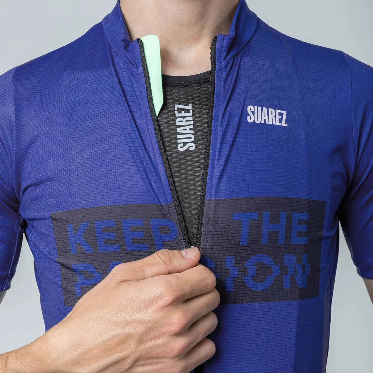 Jersey Ciclismo M/C Suarez Hombre Ease Deep Blue 2.4