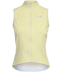 Chaleco Cortavientos de Ciclismo Mujer Barrier Yellow Pie