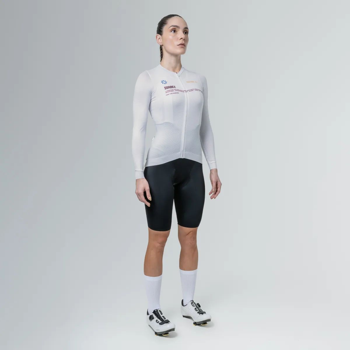 Jersey De Ciclismo Mujer M/L Lock Mirage White 2.4