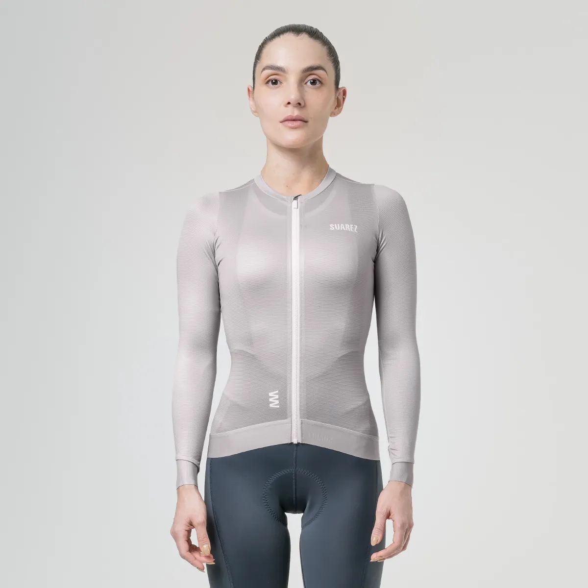 Jersey De Ciclismo M/L Mujer Suarez Shade Gray Lilac 2.4