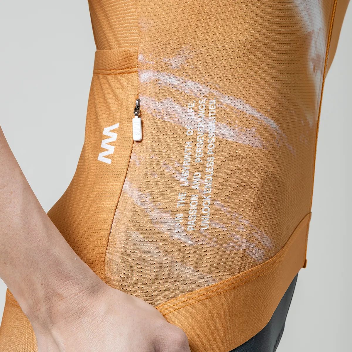 Jersey Ciclismo M/C Mujer Suarez Velocity Amber Yellow 2.4