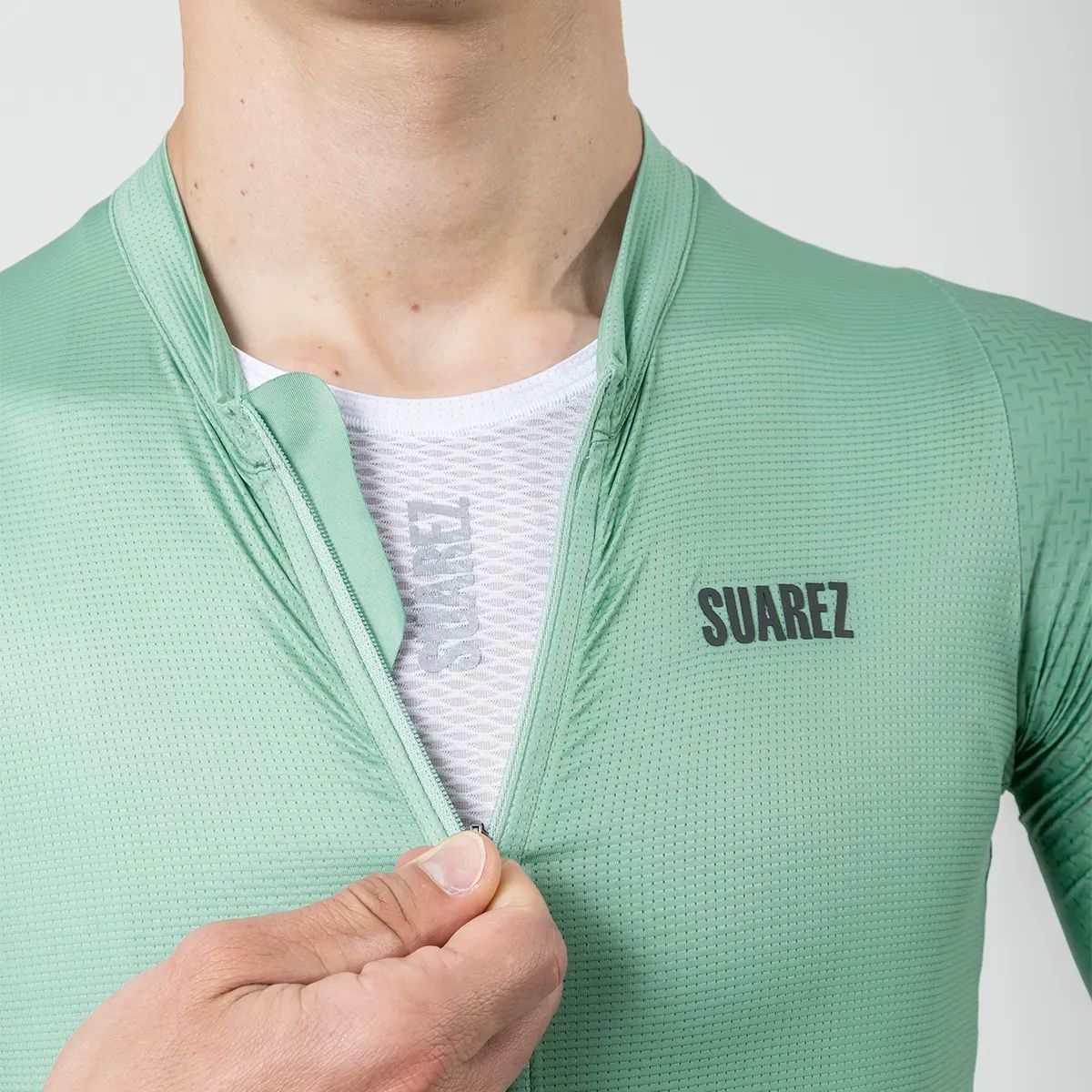 Jersey Ciclismo M/C Suarez Hombre Lite Medium Green 2.4