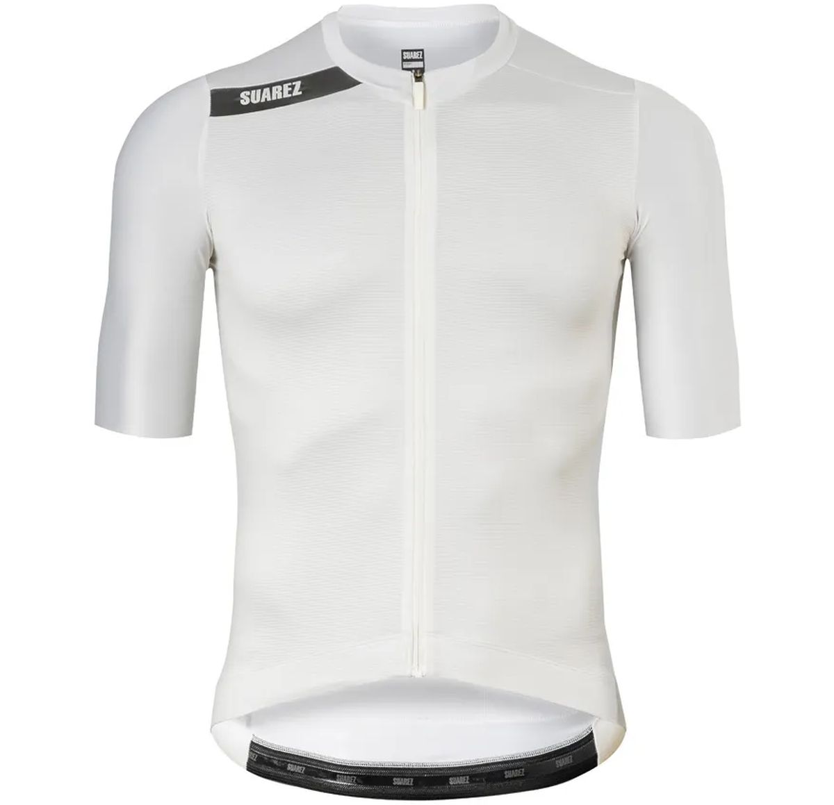 Jersey De Ciclismo M/C Hombre Suarez Solid Sand White 2.5