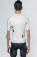 Jersey De Ciclismo M/C Hombre Suarez Solid Sand White 2.5