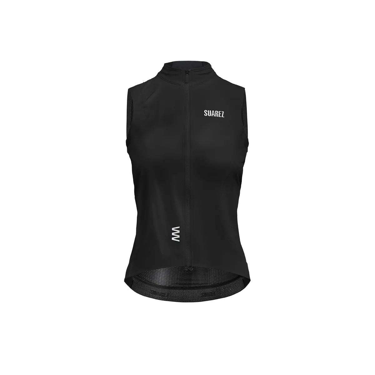 Chaleco Cortavientos Ciclismo Suarez Mujer Barrier Black 2.5