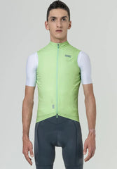 Chaleco Cortavientos Ciclismo Suarez Hombre Barrier Green2.5