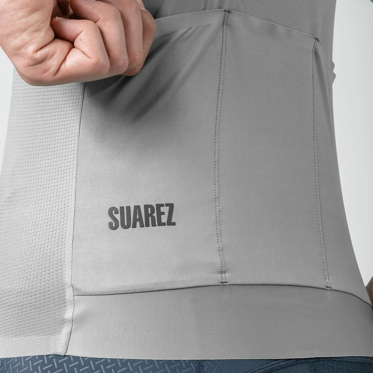 Jersey Ciclismo M/C Suarez Hombre Lite Ash Gray 2.4