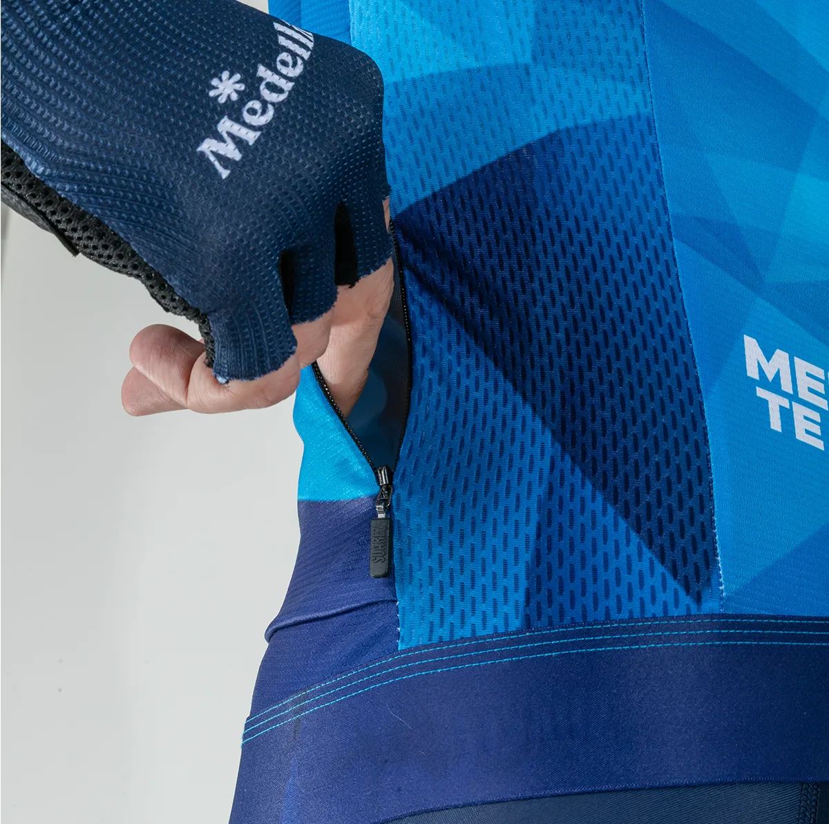 Jersey De Ciclismo Hombre Suarez Team Medellin Azul